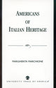 Book cover of: Americans of Italian Heritage