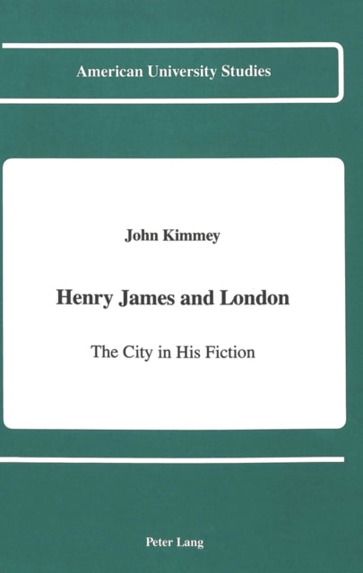 Book cover of: Henry James and London