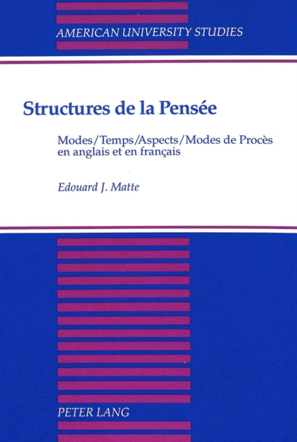 Book cover of: Structures de la Pensee. By: Edouard J. Matte