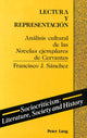 Book cover of: Lectura y Representacion. By: Francisco J. Quesada Sanchez