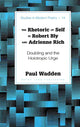 Book cover of: Rhetoric of Self in Robert Bly and Adrienne Rich