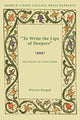 Book cover of: To Write the Lips of Sleepers. By: Warren Bargad