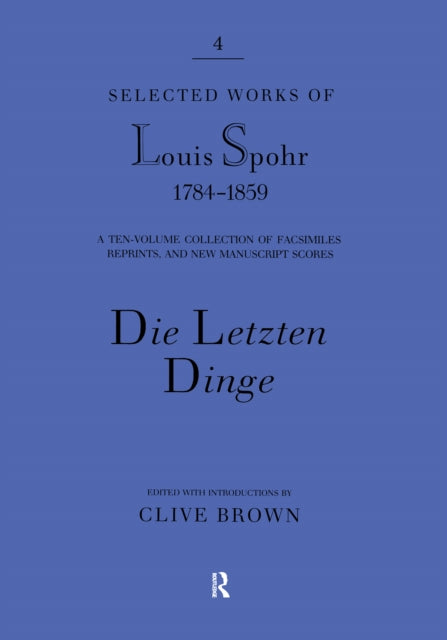 Book cover of: Die\Letzten Dinge. By: Clive Brown