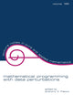 Book cover of: Mathematical Programming with Data Perturbations. By: Anthony V. Fiacco