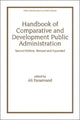 Book cover of: Handbook of Comparative and Development Public Administration. By: Ali Farazmand