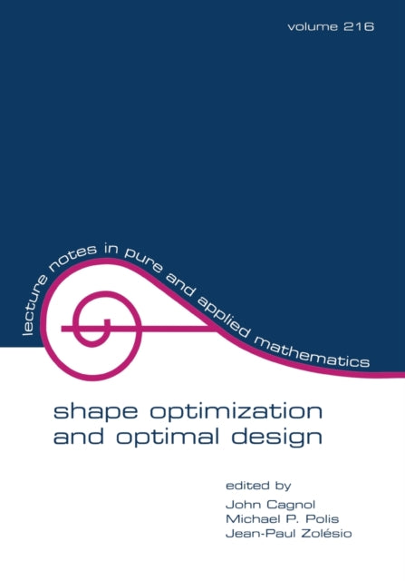 Book cover of: Shape Optimization And Optimal Design