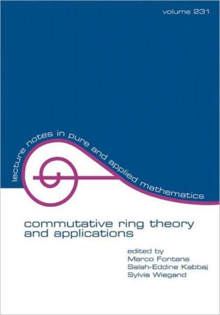 Book cover of: Commutative Ring Theory and Applications