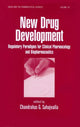 Book cover of: New Drug Development. By: Chandrahas Sahajwalla