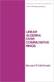 Book cover of: Linear Algebra over Commutative Rings