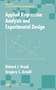 Book cover of: Applied Regression Analysis and Experimental Design