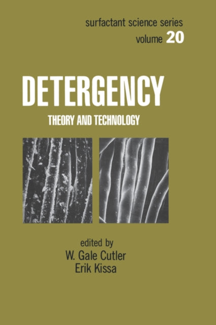 Book cover of: Detergency. By: G. Cutler