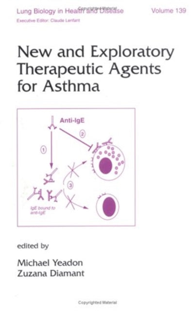 Book cover of: New and Exploratory Therapeutic Agents for Asthma. By: Michael Yeadon