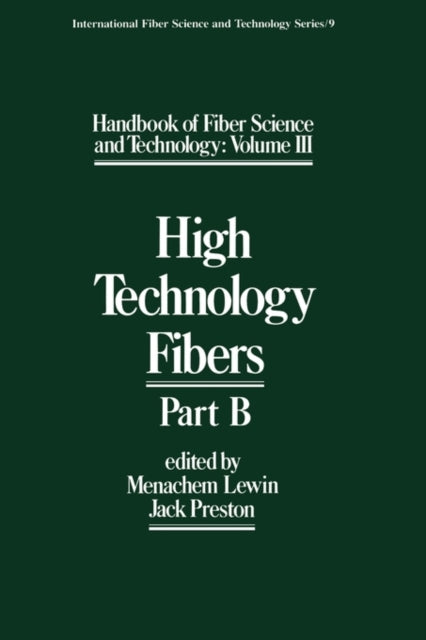 Book cover of: Handbook of Fiber Science and Technology Volume 2