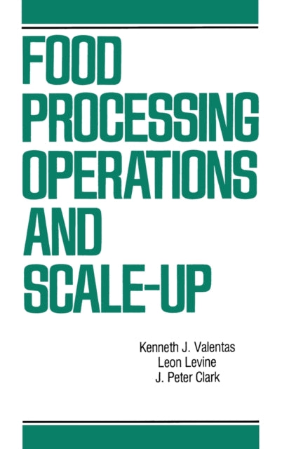 Book cover of: Food Processing Operations and Scale-up