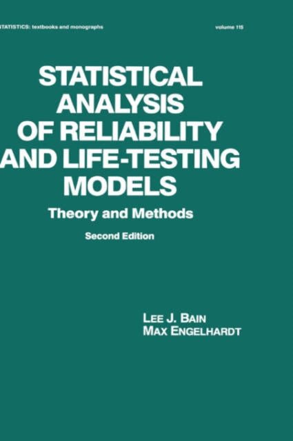 Book cover of: Statistical Analysis of Reliability and Life-Testing Models