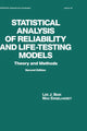 Book cover of: Statistical Analysis of Reliability and Life-Testing Models