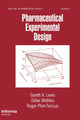 Book cover of: Pharmaceutical Experimental Design. By: Lewis