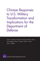 Book cover of: Chinese Responses to U.S. Military Transformation and Implications for the Department of Defense