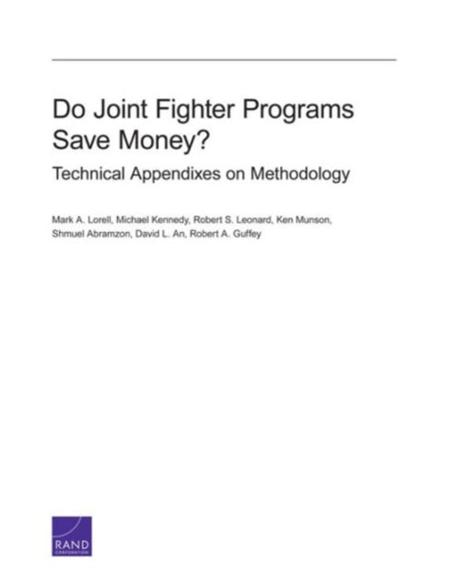 Book cover of: Do Joint Fighter Programs Save Money. By: Mark A. Lorell