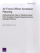Book cover of: Air Force Officer Accession Planning. By: Lisa M. Harrington