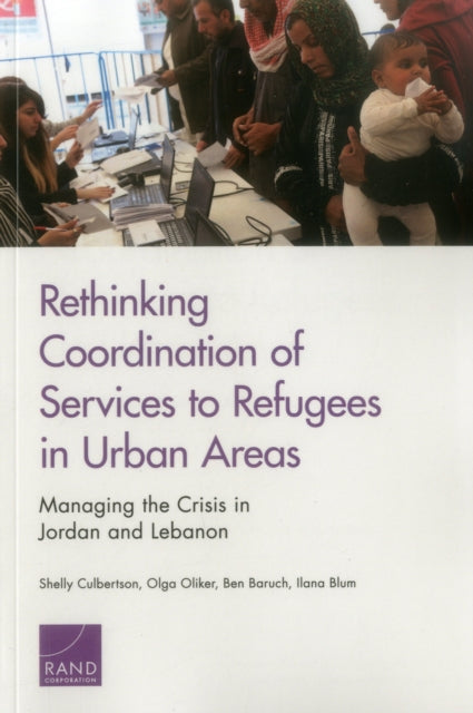 Book cover of: Rethinking Coordination of Services to Refugees in Urban Areas. By: Shelly Culbertson