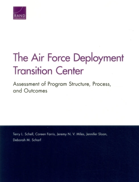 Book cover of: Air Force Deployment Transition Center. By: Terry L. Schell
