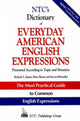 Book cover of: NTC's Dictionary of Everyday American English Expressions