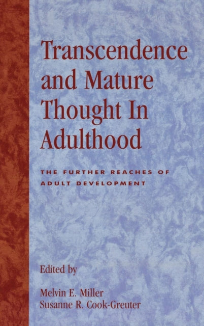 Book cover of: Transcendence and Mature Thought in Adulthood