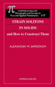 Book cover of: Strain Solitons in Solids and How to Construct Them. By: Alexander M. Samsonov