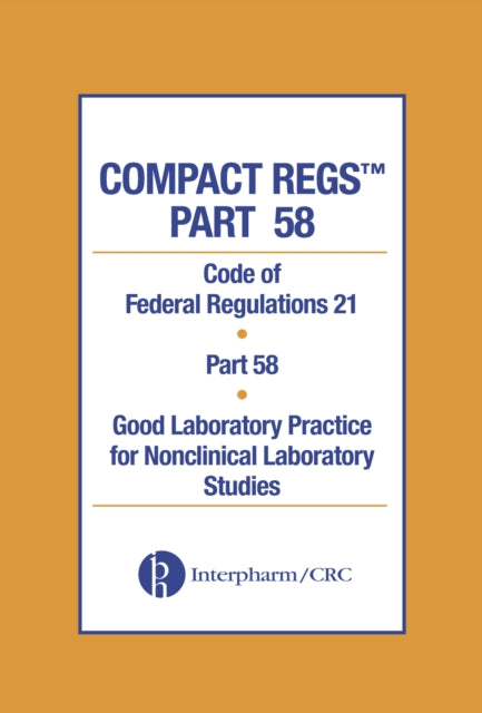 Book cover of: Compact Regs Part 58