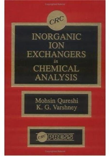 Book cover of: Inorganic Ion Exchangers in Chemical Analysis