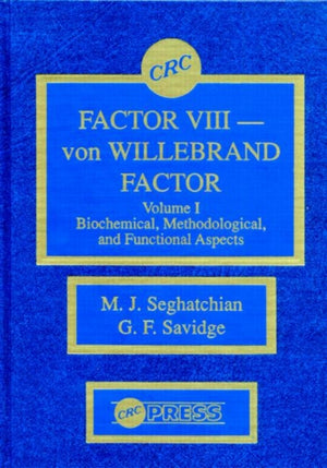 Factor VIII - von WIllebrand Factor, Volume I