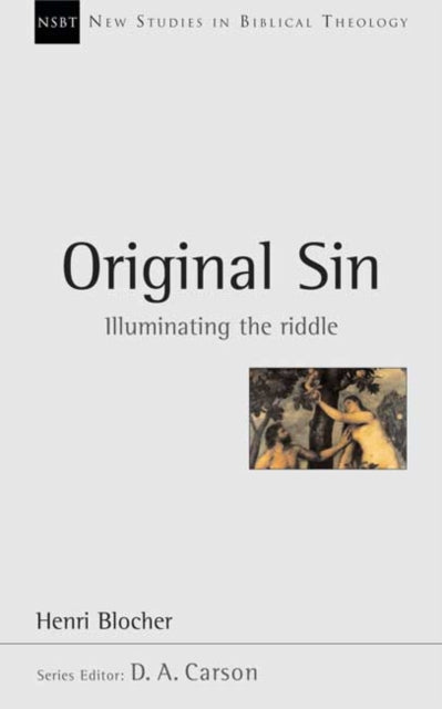 Book cover of: Original Sin. By: Henri Blocher