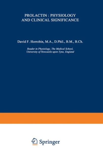 Book cover of: Prolactin: Physiology and Clinical Significance
