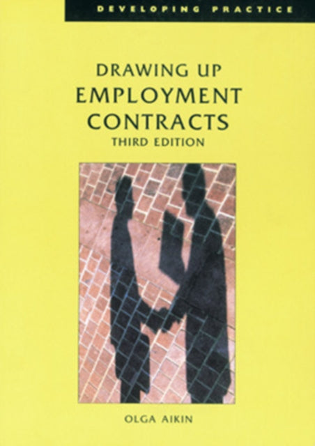 Book cover of: DRAWING UP EMPLOYMENT CONTRACT. By: Olga Aikin