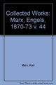 Book cover of: Collected Works. By: Karl Marx
