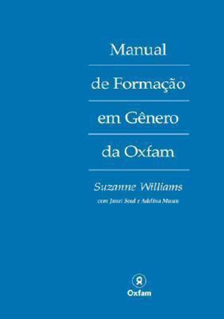Book cover of: Manual de Formacao em Genero da Oxfam
