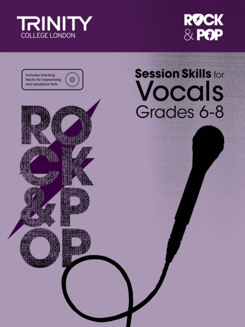 Book cover of: Session Skills for Vocals Grade 6-8. By: SESSION SKILLS FOR VOCALS GRADES 6-8