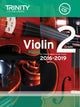 Book cover of: Violin Exam Pieces Grade 2 2016-2019. By: Trinity College London