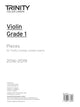 Book cover of: Violin Exam Pieces Grade 1 2016-2019. By: TRINITY COLLEGE LONDON