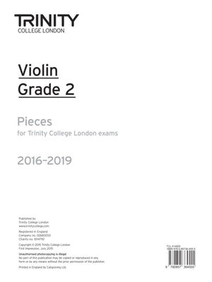 Violin Exam Pieces Grade 2 2016-2019