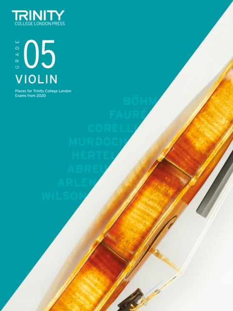 Book cover of: Trinity College London Violin Exam Pieces From 2020: Grade 5. By: Trinity College London