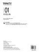 Book cover of: Trinity College London Violin Exam Pieces From 2020: Grade 1 (part only). By: Trinity College London