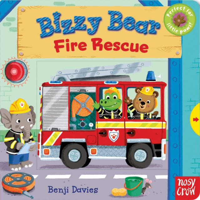 Book cover of: Bizzy Bear: Fire Rescue (2). By: BenjiDavies