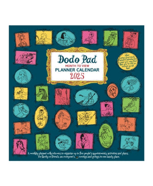 The Dodo Pad Family Planner Calendar 2025 - Month to View with 5 Daily Columns
