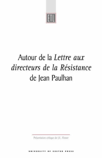 Book cover of: Autour De La Lettre Aux Directeurs De La Resistance. By: Dejean Paulhan