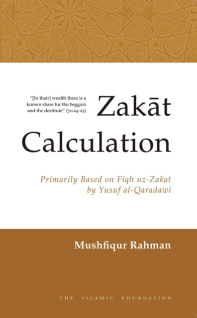 Book cover of: Zakat Calculation. By: M Mushfiqur Rahman