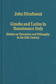 Book cover of: Greeks and Latins in Renaissance Italy