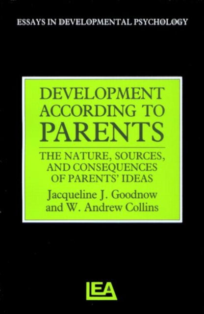 Book cover of: Development According to Parents. By: W. Andr Collins