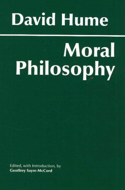 Book cover of: Hume: Moral Philosophy. By: David Hume
